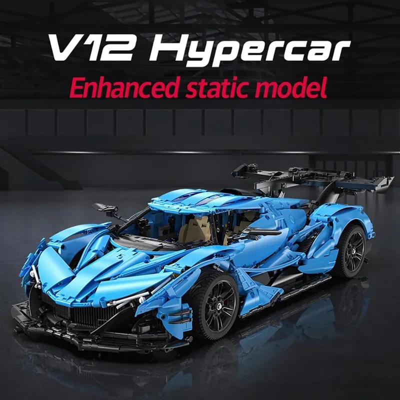 V12 Hypercar Static Version - Schaal 1:8 - by Suhwan Ji de CaDA en C64003W – photo du produit