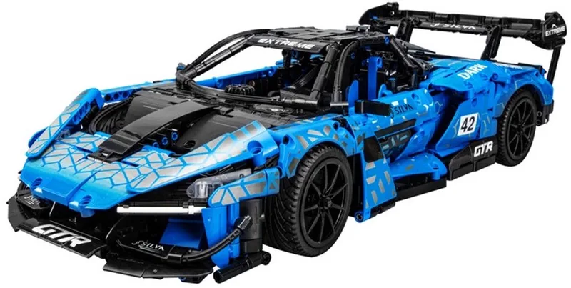 Voitures 1:10 - GTR The dark knight - 2088pcs. fra CaDA i Multicolor – produktbillede