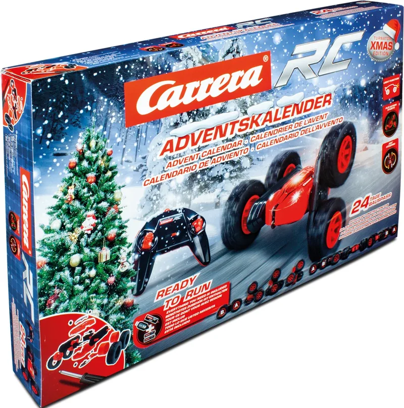 Adventskalender - RC Car X-Mas Turnator - Adventskalender - RC Plastic Bestuurbare Auto - 2,4GHz de Carrera en Multicolore – photo du produit 1 sur 5