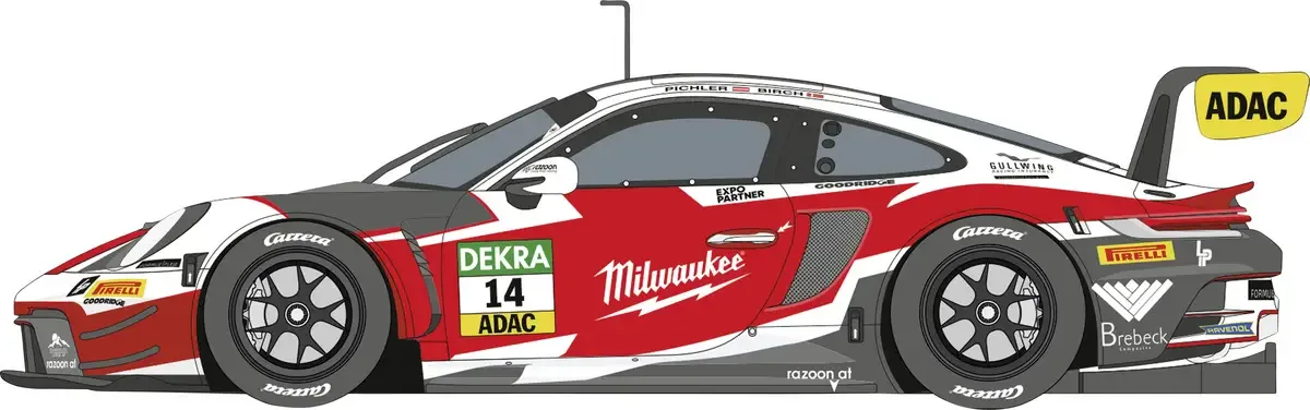 Carrera 20032111 DIGITAL 132 Auto Porsche 911 GT3 R „Razoon - more than racing, No. 14” von Carrera – Produktfoto