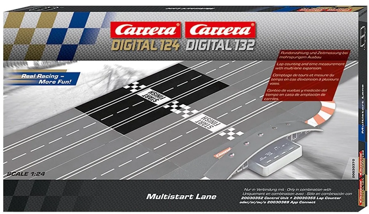 Digitaal Multistart Lane - Racebaanonderdeel de Carrera en Noir – photo du produit