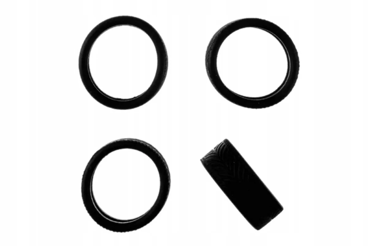 DIGITAL 132 Bandenset (4 stuks) - 89920 fra Carrera i Sort – produktbillede