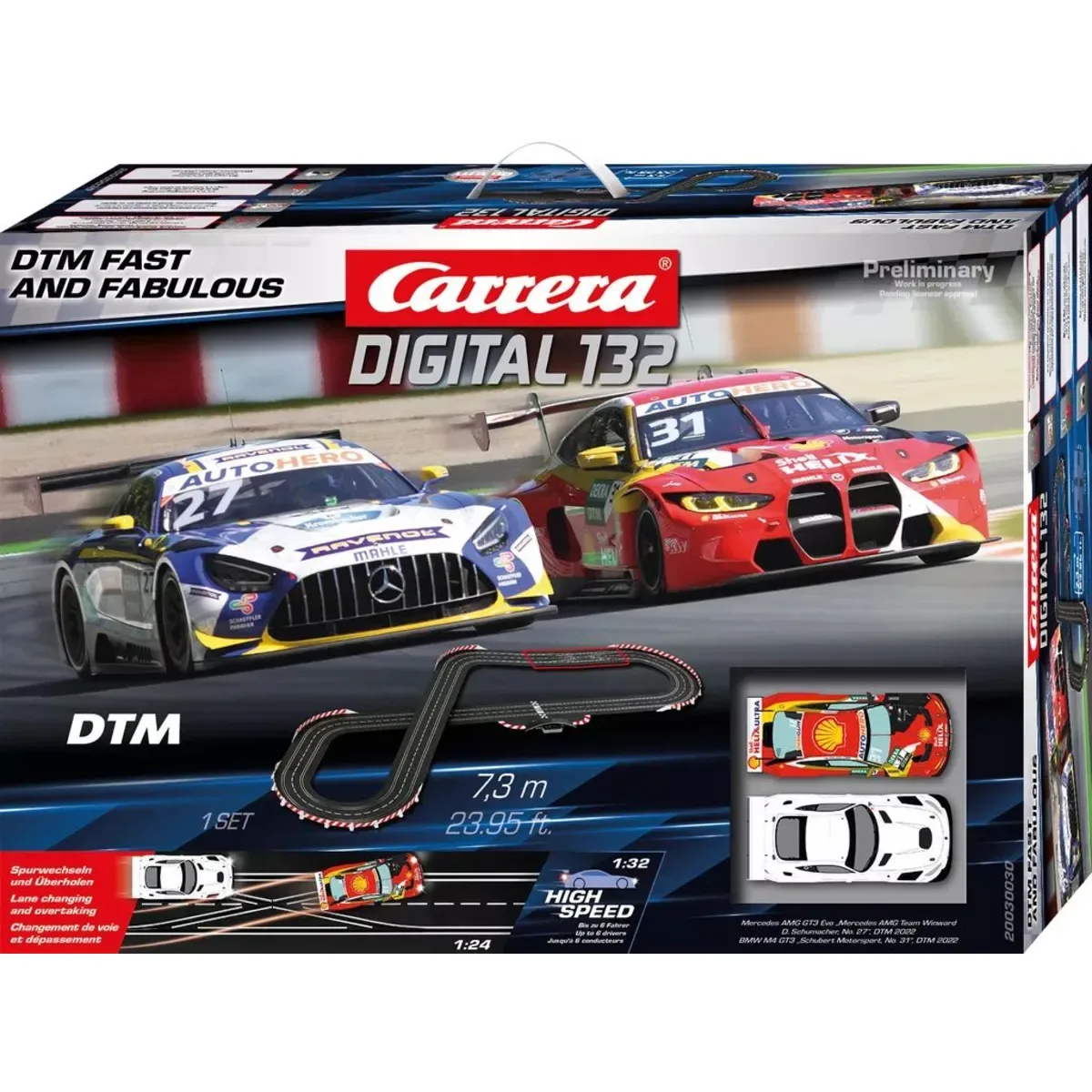 Digital 132 - DTM Fast and Fabulous från Carrera – produktbild