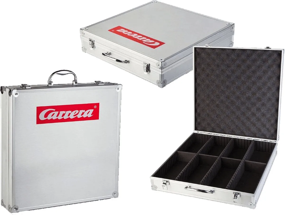 Digital 132 Opbergkoffer 1:32 Raceauto's Aluminium fra Carrera i Sølv – produktbillede