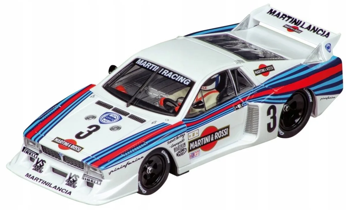 Evolution Lancia Beta Montecarlo Turbo Martini Racing 1:32 de Carrera en Bleu – photo du produit