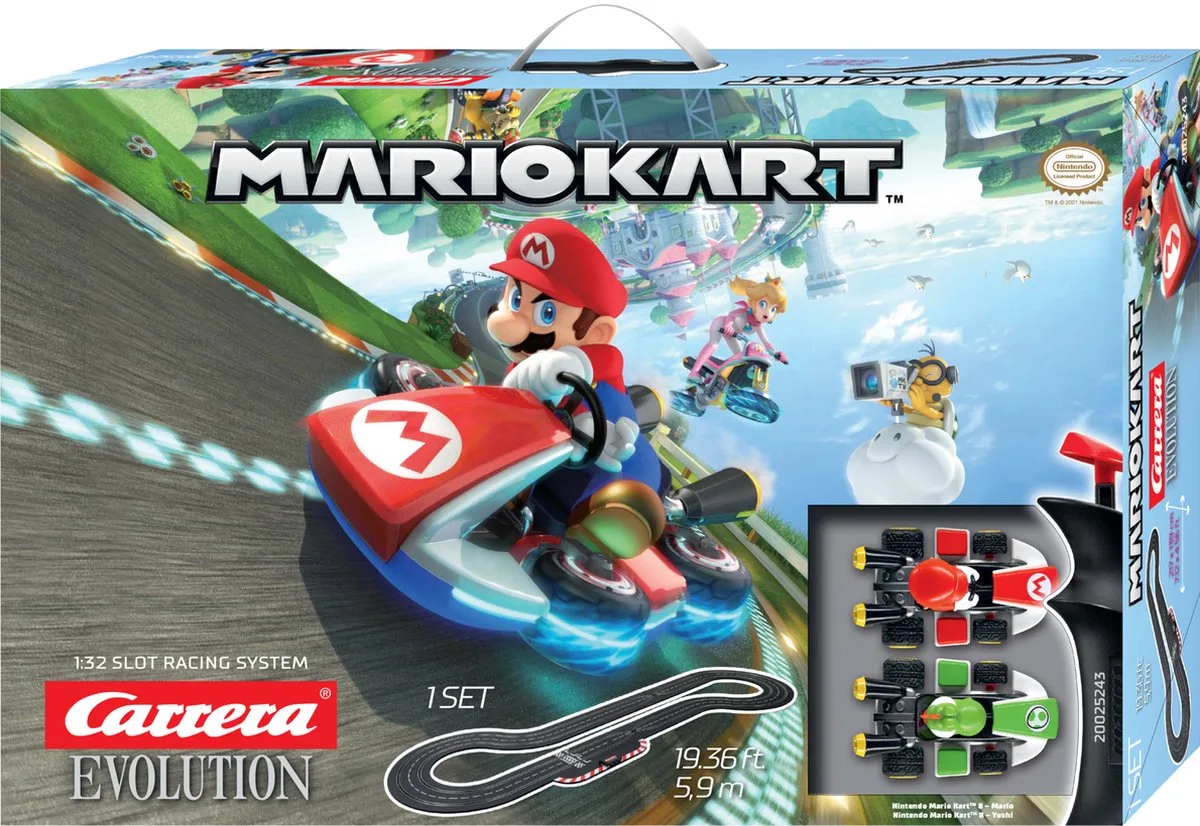 Evolution Nintendo Mario Kart™ - Mario & Yoshi - Racebaan Racebaan fra Carrera i Zie foto – produktbillede