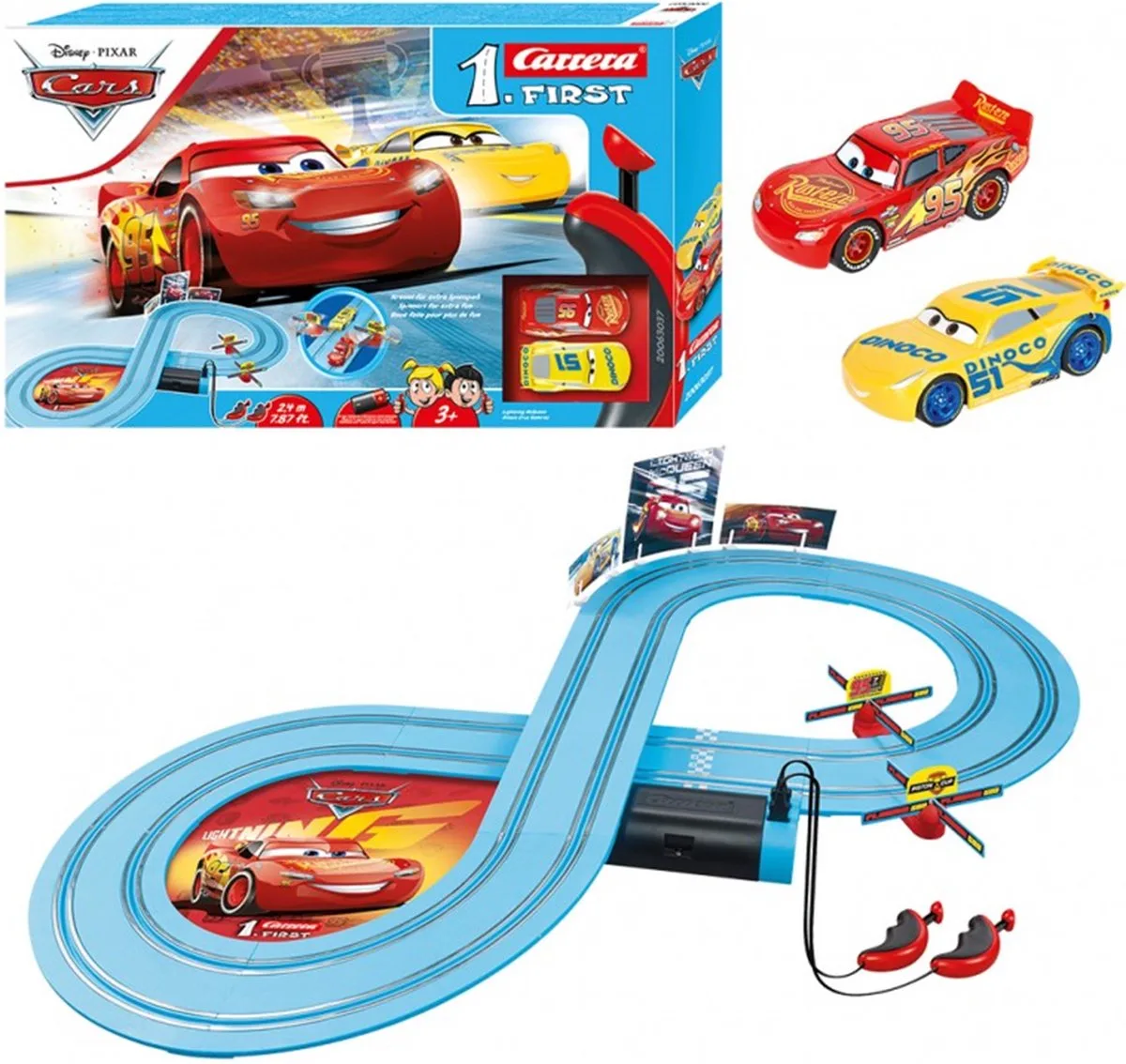 FIRST Racebaan - FIRST Disney - Pixar Cars - R of Friends van Carrera in Meerkleurig – productfoto