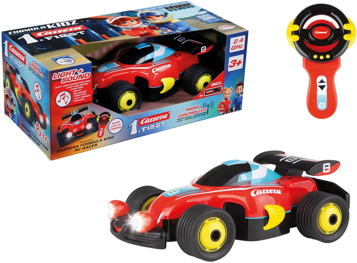 Carrera 370181074 Formula Kidz 1:20 RC-modelbil Elektronik Racerbil fra Carrera i Rød – produktbillede
