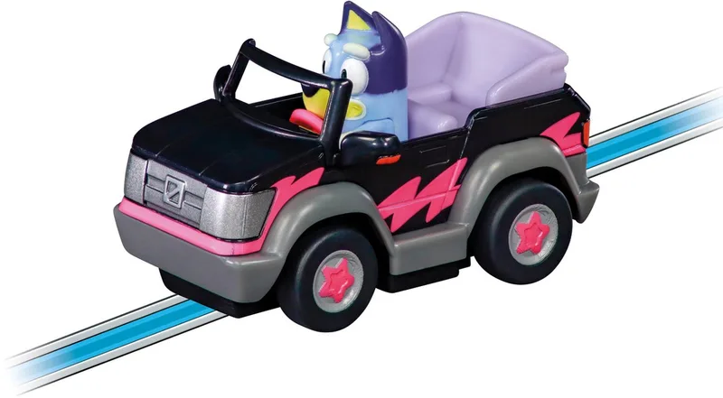 FIRST Speelgoedvoertuig - FIRST - Bluey auto von Carrera in Blau – Produktfoto