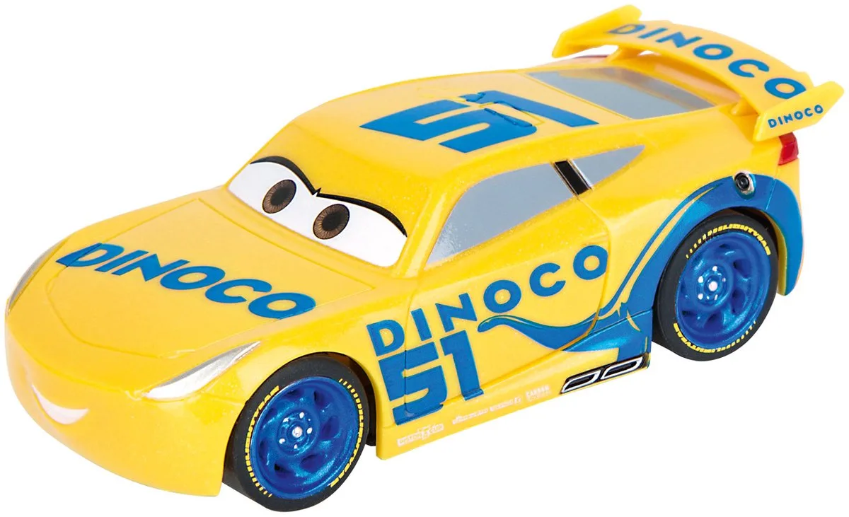 FIRST Speelgoedvoertuig - FIRST - Disney Pixar Cars - Dinoco Cruz auto van Carrera in Meerkleurig – productfoto