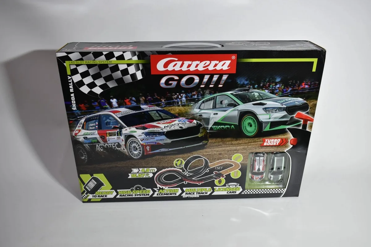 gaan! 62584 skoda rally racebaan - 4,9m de Carrera en Multicolore – photo du produit