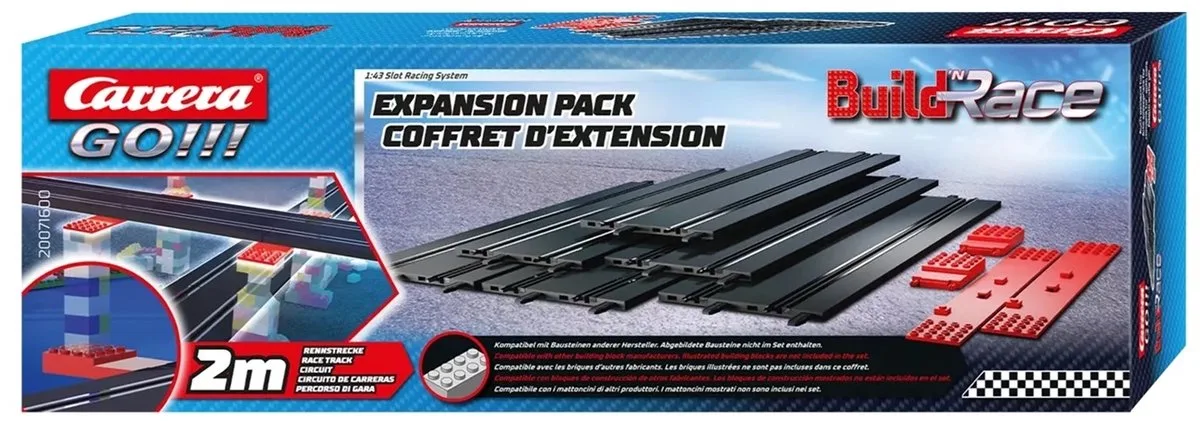 GO!!! 20071600 Build n race - Expansion Pack Startsæt fra Carrera i Sort – produktbillede