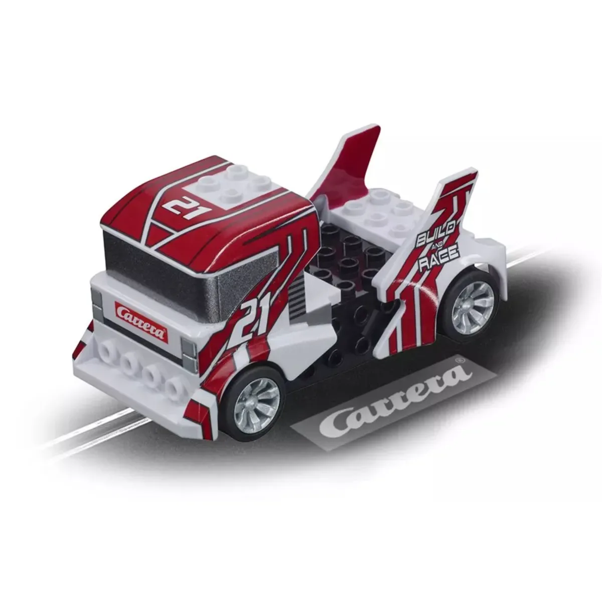 GO!!! - Build 'n Race - Race Truck white von Carrera – Produktfoto