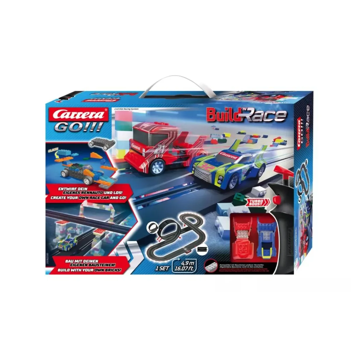 GO!!! - Build 'n Race - Racing Set 4.9 von Carrera – Produktfoto