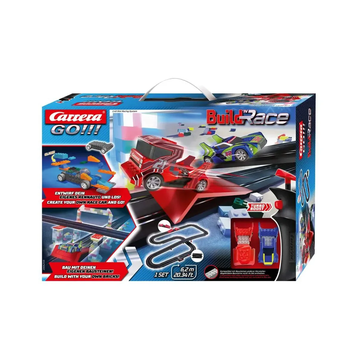 GO!!! Build 'n Race - Racing Set 6.2 von Carrera – Produktfoto