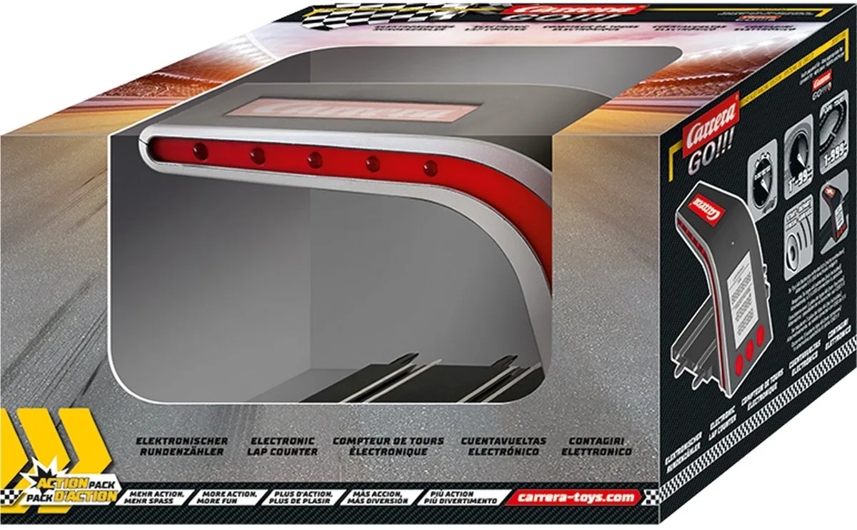 GO!!! Electronic lap counter - Racebaanonderdeel de Carrera en Noir – photo du produit