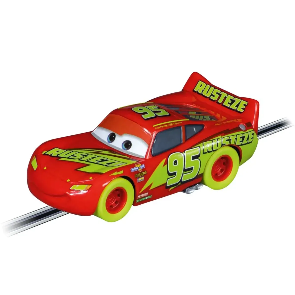 GO!!!, GO Plus - Lightning McQueen - Glow Racers von Carrera – Produktfoto
