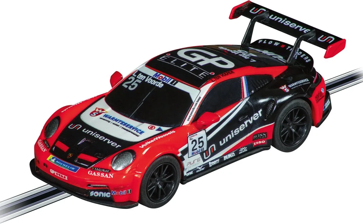Go!!! Modelbouwpakket Auto - GO!!! Porsche 911 GT3 Cup (992) - Team GP-Elite - No.25 Plastic - 1:43 - Modelbouw van Carrera in Meerkleurig – productfoto