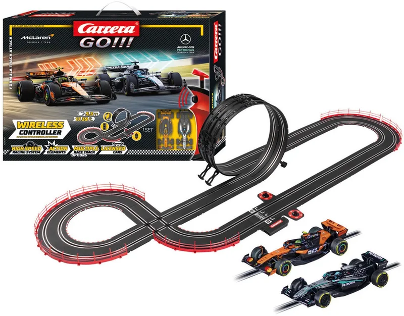 Carrera 20062617 GO!!! Formula track attaque Set pour débutants de Carrera en Multicolore – photo du produit