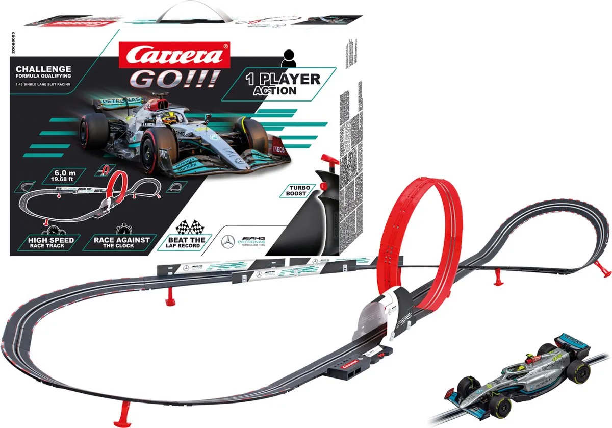Go!!! Racebaan - GO!!! Challenge - Formula Qualifying - Mercedes de Carrera en GO!!! Challenge – Formula Qualifying – Mercedes - – photo du produit
