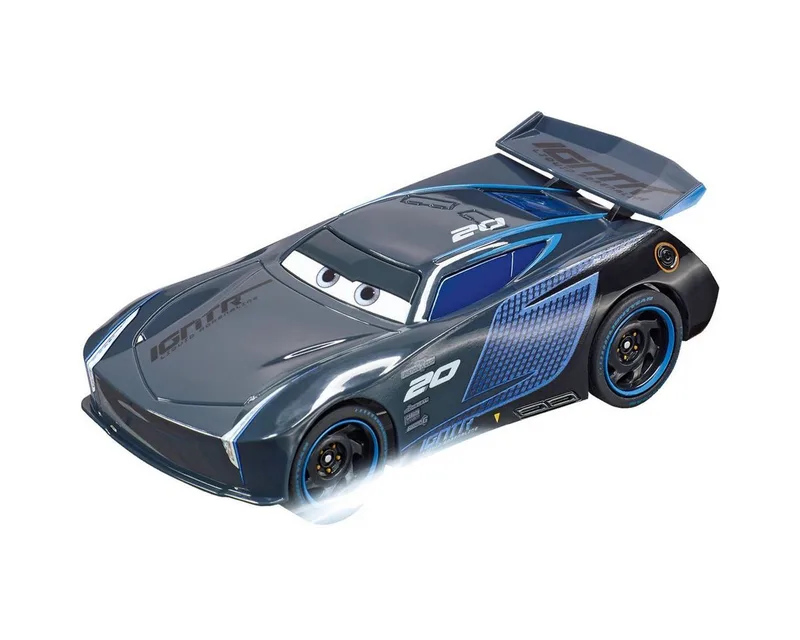 Go!!! Racebaan - GO!!! Disney·Pixar Cars - Neon Nights - Lightning McQueen vs. Jackson Storm - 5,3m de Carrera en GO!!! Disney, Pixar Cars – Neon Nights – Lightning McQueen vs. Jackson Storm – 5, 3m – photo du produit 5 sur 5