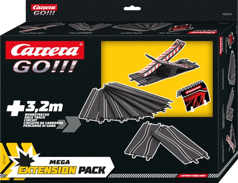 GO!!! Extension Pack - Mega, Rennbahn de Carrera en Multicolore – photo du produit