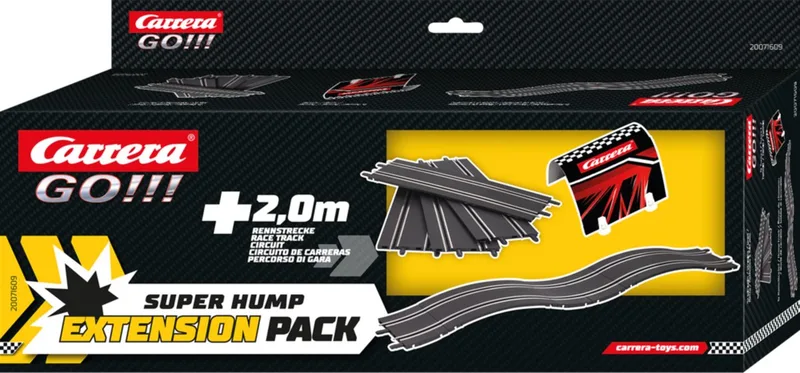 Go!!! Racebaanonderdeel - GO!!! Uitbreidings Pack Set - Super Hump - 11 Baandelen onderdeel by Carrera in Multicolour – product photo