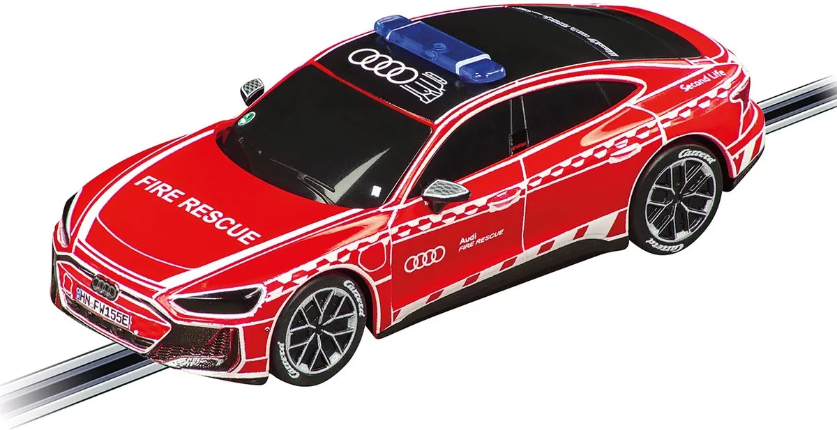 Go!!! Speelgoedvoertuig Auto - GO!!! - Audi RS e-tron GT - Brandweer auto van Carrera in Meerkleurig – productfoto