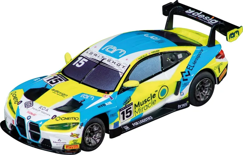 HYBRID Racebaanauto - AI Gaming - BMW M4 GT3 RAM Racing No. 15 - Bestuurbare auto - Besturing via app - 1:50 de Carrera en Multicolore – photo du produit