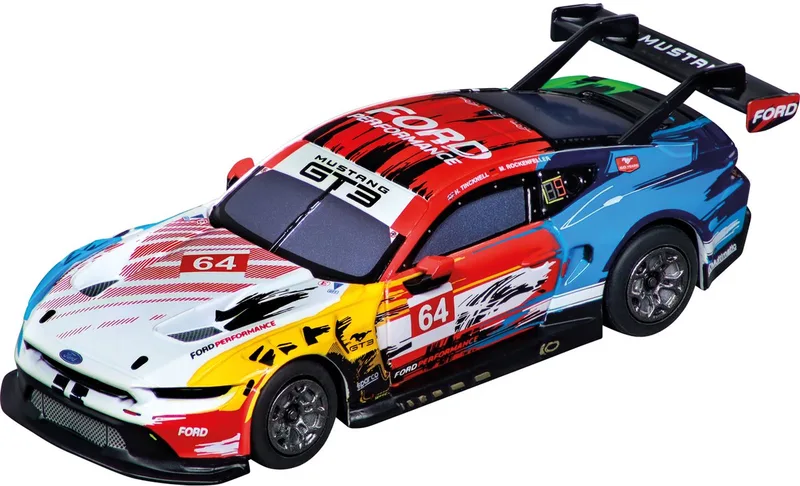 HYBRID Racebaanauto - AI Gaming - Ford Mustang GT3 Champion Spirit No.64 - Bestuurbare auto - Besturing via app - 1:50 by Carrera in Multicolour – product photo
