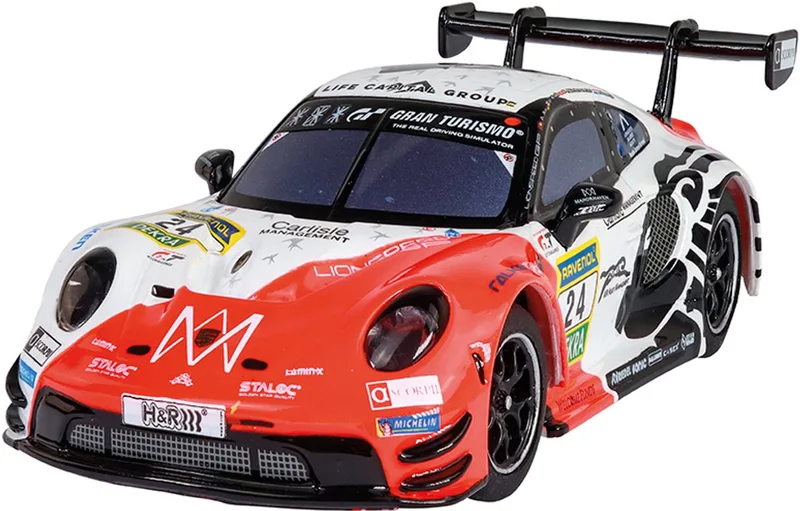 HYBRID Racebaanauto - AI Gaming - Porsche 911 GT3 R Lionspeed GP No.24 - Bestuurbare auto - Besturing via app - 1:50 de Carrera en Multicolore – photo du produit