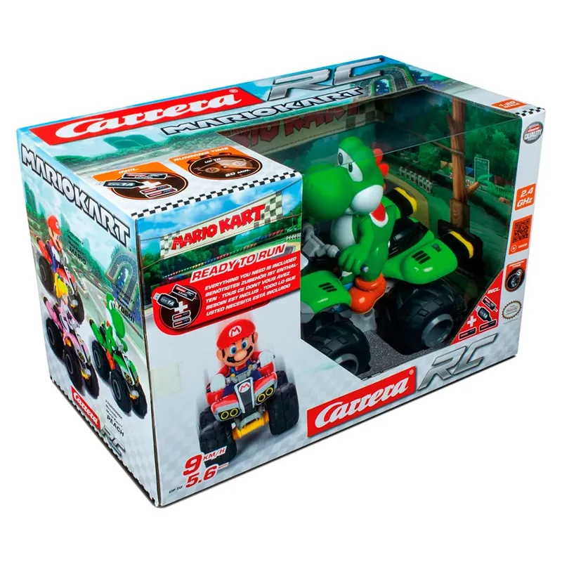 Mario Kart Yoshi Quad 370200997x Rc-auto van Carrera – productfoto 3 van 5