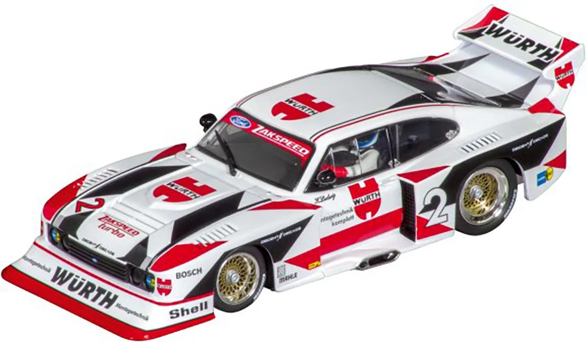 miniatuur auto Ford Capri Zakspeed Turbo No2 Diecast de Carrera en Blanc – photo du produit