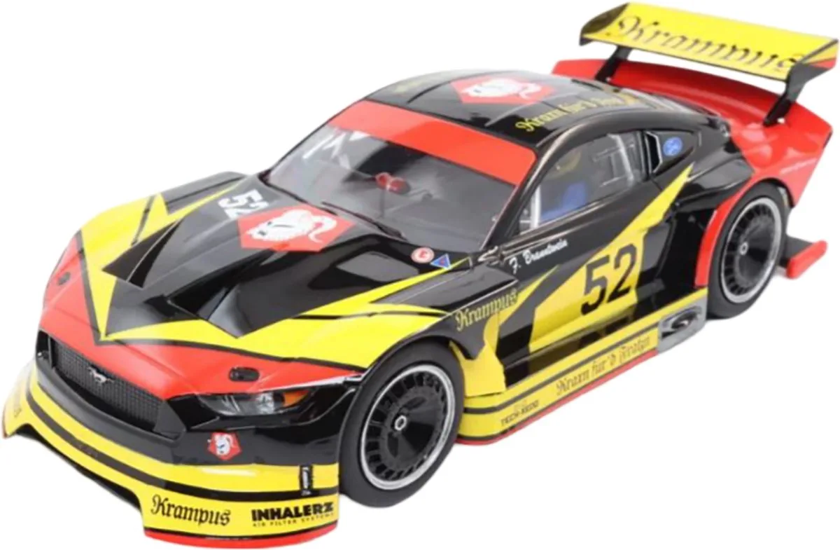 miniatuur auto Ford Mustang GTY Nr.50 Diecast 1/32, Zwart / Geel de Carrera en Noir, Jaune – photo du produit
