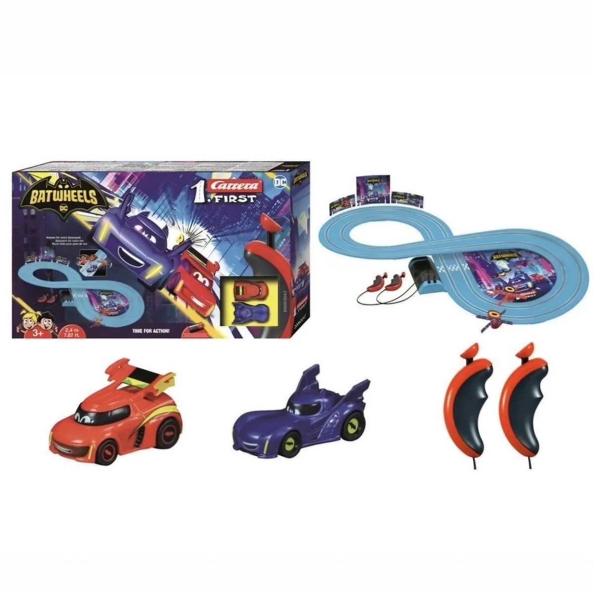 my first Racebaan - Marvel Batwheels fra Carrera i Blå – produktbillede