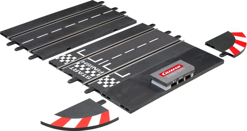 Racebaan Evolution Connecting Track 34,5 Cm de Carrera en Noir – photo du produit