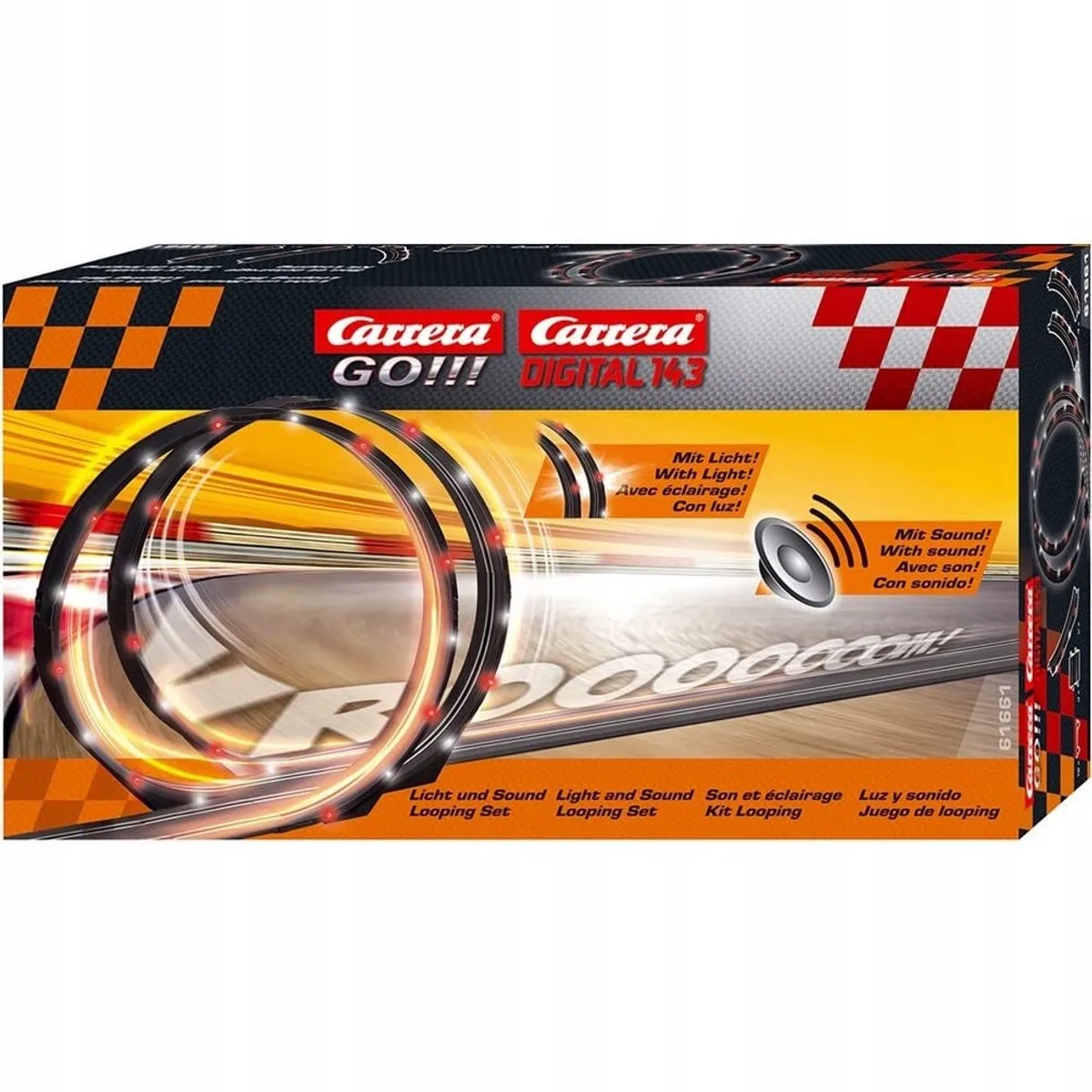 Racebaan met LED-loop en geluidseffecten, 1:43 schaal von Carrera – Produktfoto
