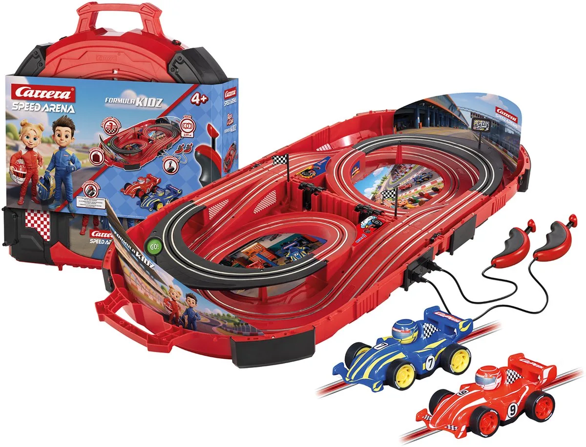 Racebaan - Speed Arena - FormulaKidz - Koffer - Formula Kidz Rr Rood - 2,77m de Carrera en Bleu – photo du produit
