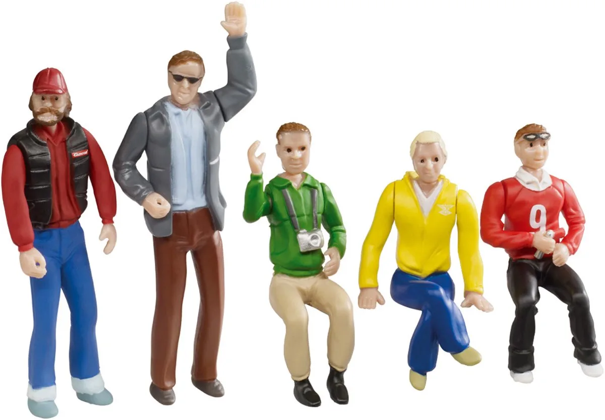 Racebaanonderdeel - DIGITAL 124/132/Evolution - Toeschouwers - 5 Figuren onderdeel fra Carrera i Flerfarvet – produktbillede