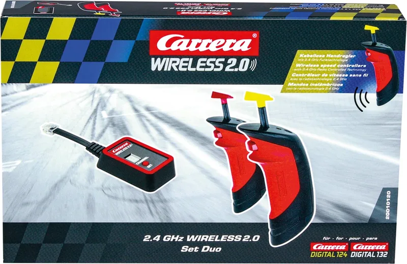 Racebaanonderdeel - DIGITAL 124/132 - Uitbreidingsset Wireless 2.0 Duo Set - 2 Handcontrollers - 2,4GHz onderdeel van Carrera in Meerkleurig – productfoto