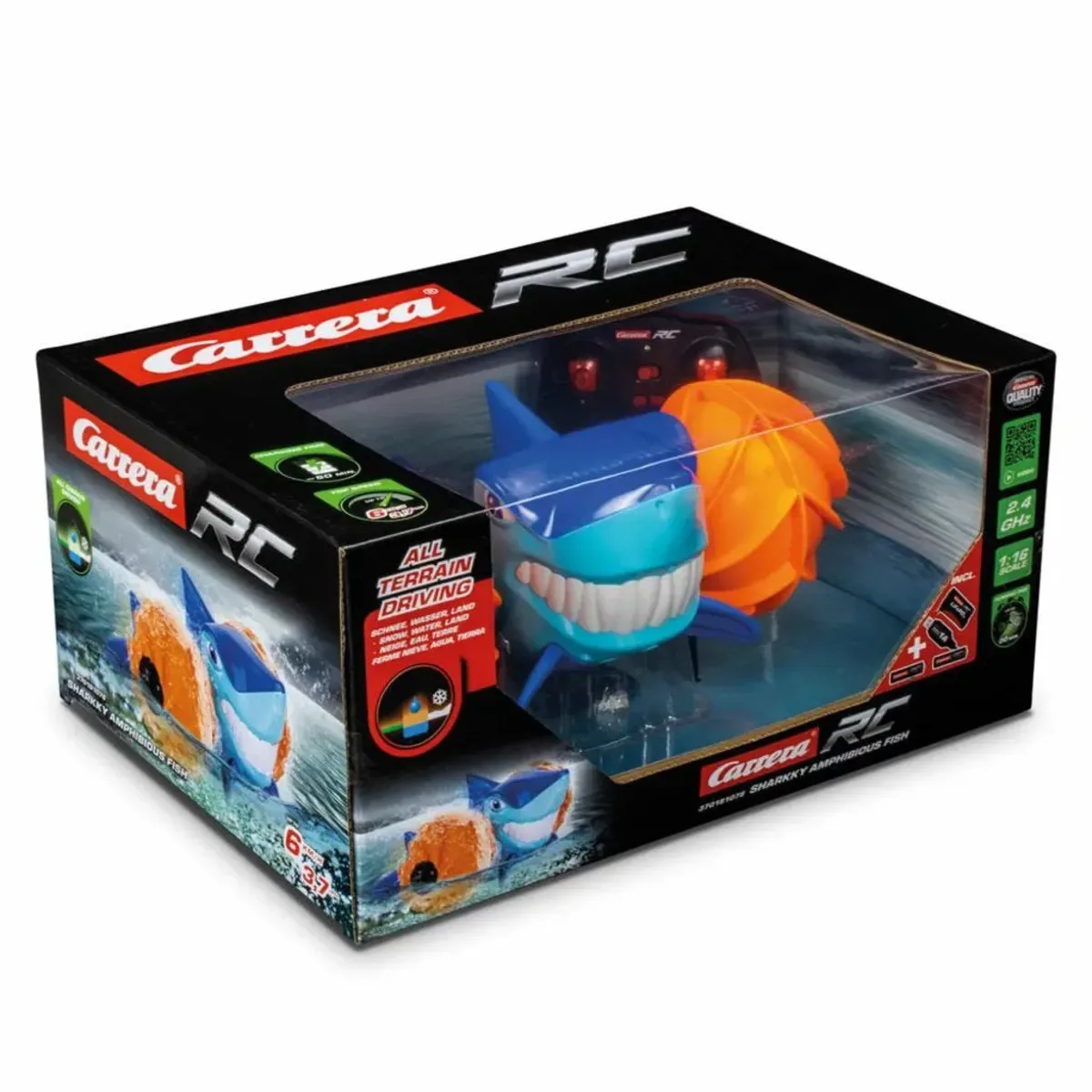 RC 2,4GHz Sharkky - Amphibious Fish de Carrera – photo du produit