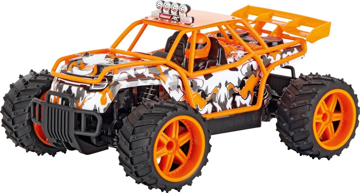 RC 4WD Truck Buggy 28cm - (9 km/h) fra Carrera i Orange – produktbillede