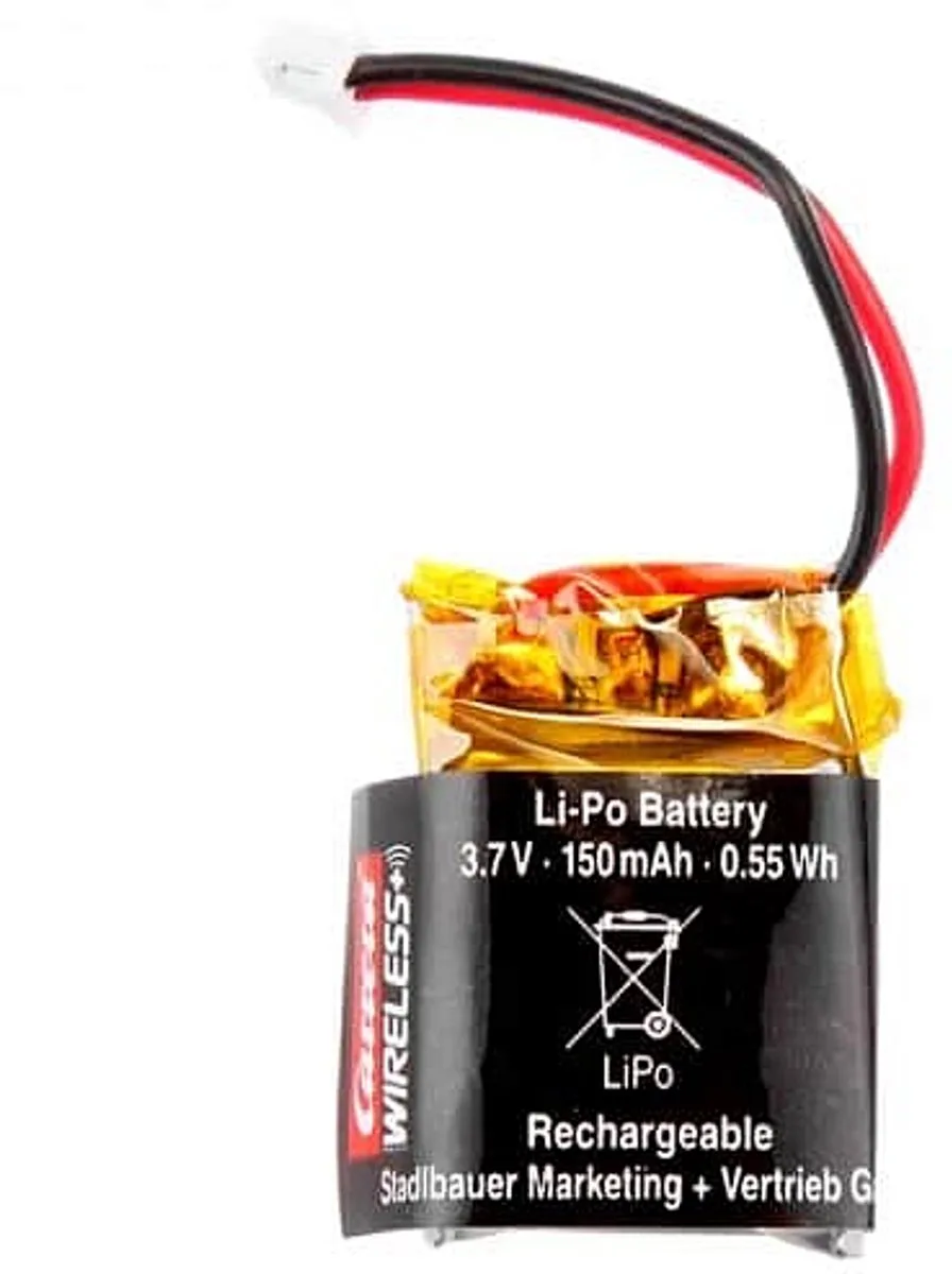 RC 89823 volgonderdeel & -accessoire voor speelgoedvoertuig Batterij/Accu fra Carrera i Sort, Gul – produktbillede