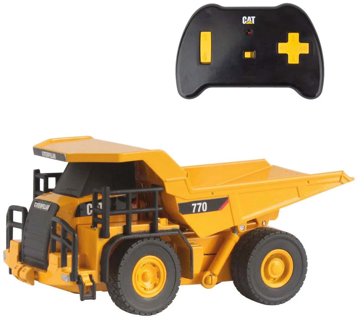 RC Bestuurbare Auto - CAT Mini RC - 770 Mijnbouw Truck de Carrera en Multicolore – photo du produit