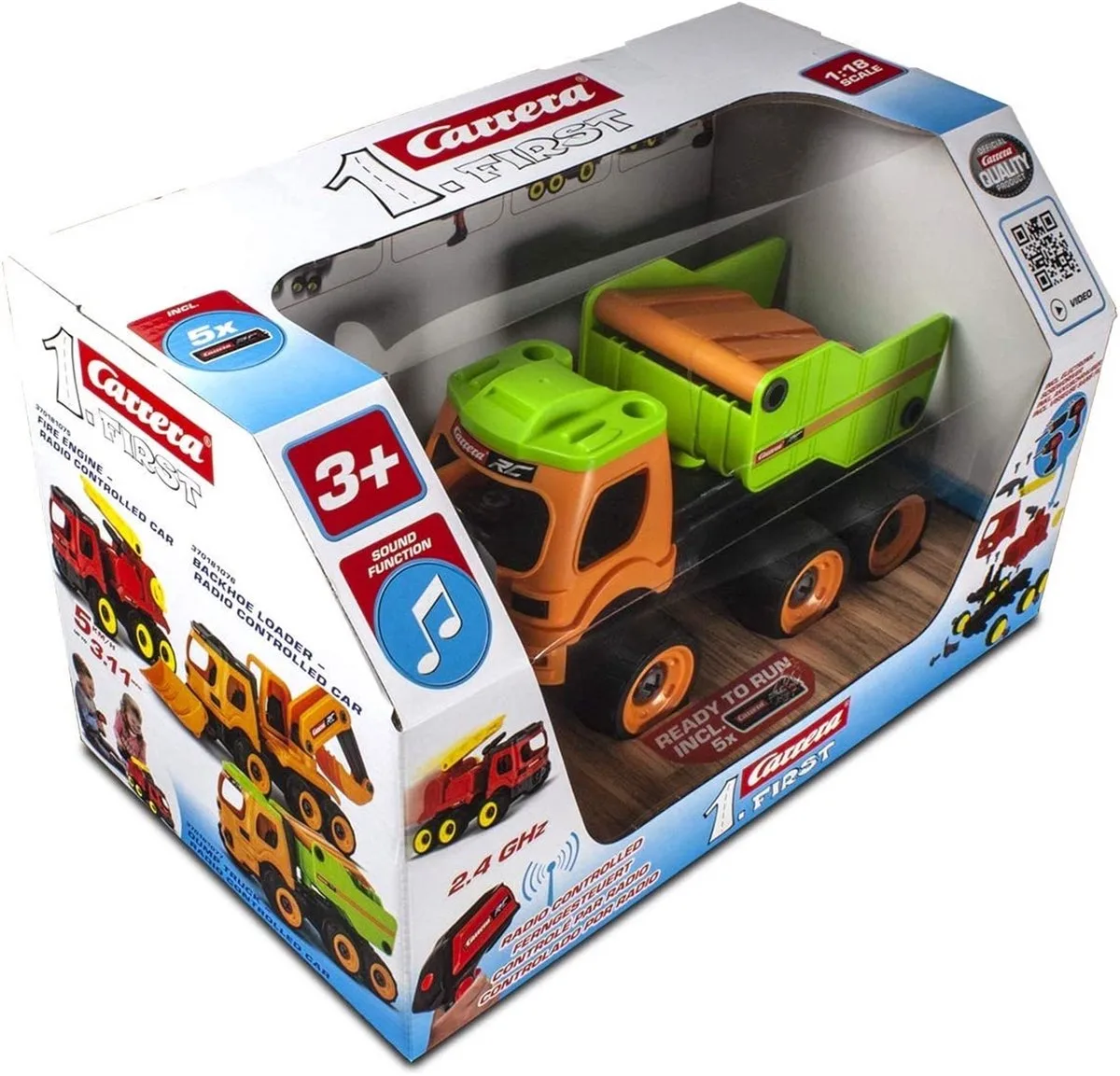 Rc Kiepwagen 25,4 Cm Groen/geel 2-delig by Carrera in Green – product photo