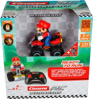 RC auto met afstandsbediening, Super Mario Quad 140 van Carrera – productfoto 3 van 5