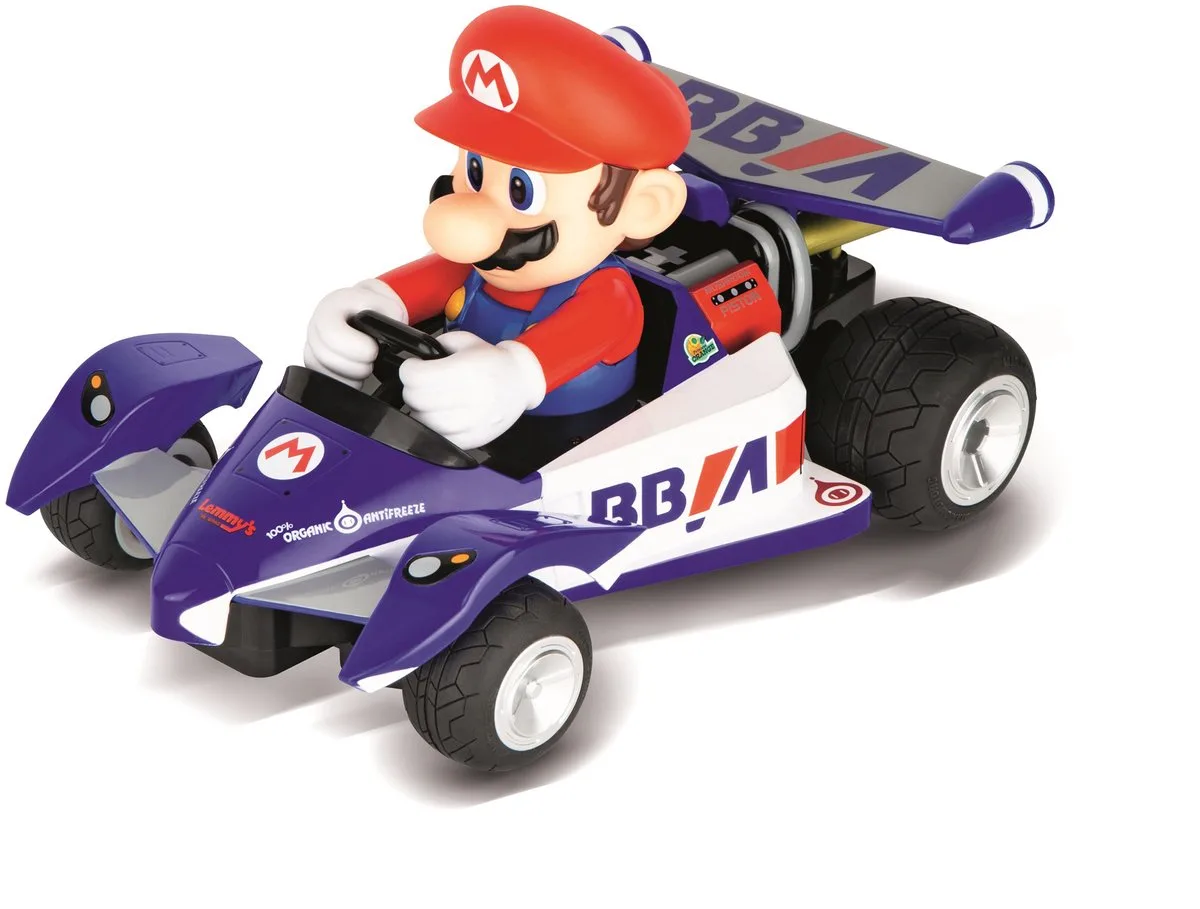 RC voertuig Auto - RC Mario Kart - Circuit Special Mario - Schaal 1:18 - 2,4GHz RC Model Kant en Klaar från Carrera i RC Mario Kart – Circuit Special Mario – Schaal 1:18 – 2, 4GHz RC Model Kant en Klaar – produktbild