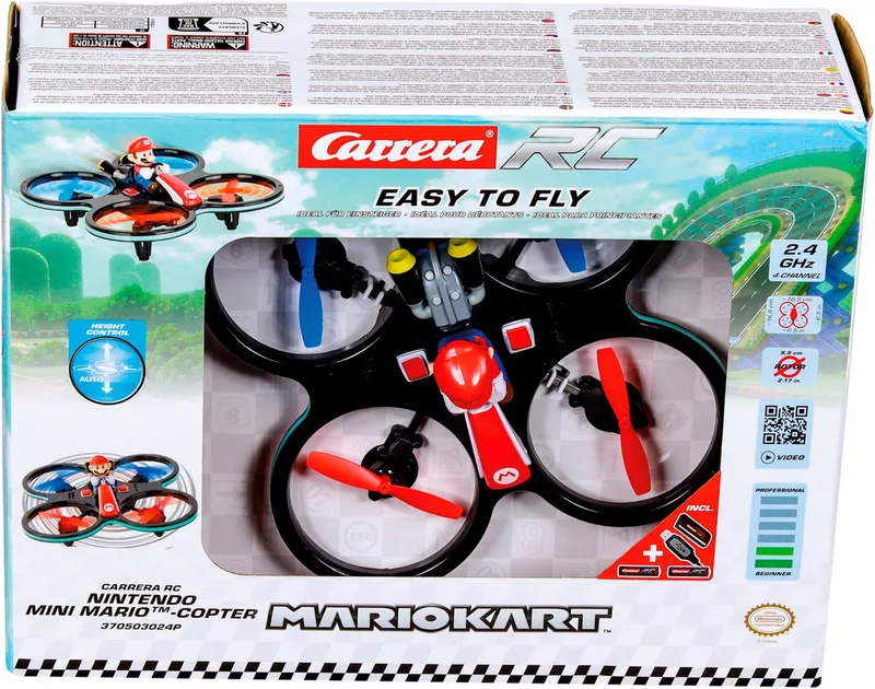 RC voertuig Auto - RC Mario Kart - Mini Mario-Copter 2,4GHz RC Model Kant en Klaar by Carrera in RC Mario Kart – Mini Mario-Copter 2, 4GHz RC Model Kant en Klaar – product photo 4 of 5