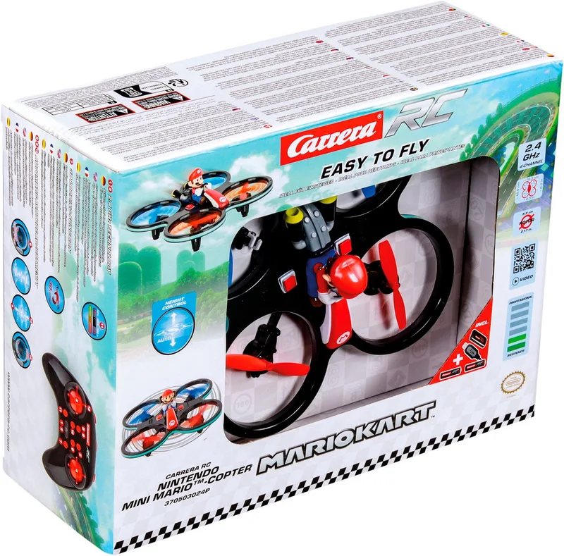 RC voertuig Auto - RC Mario Kart - Mini Mario-Copter 2,4GHz RC Model Kant en Klaar by Carrera in RC Mario Kart – Mini Mario-Copter 2, 4GHz RC Model Kant en Klaar – product photo 3 of 5