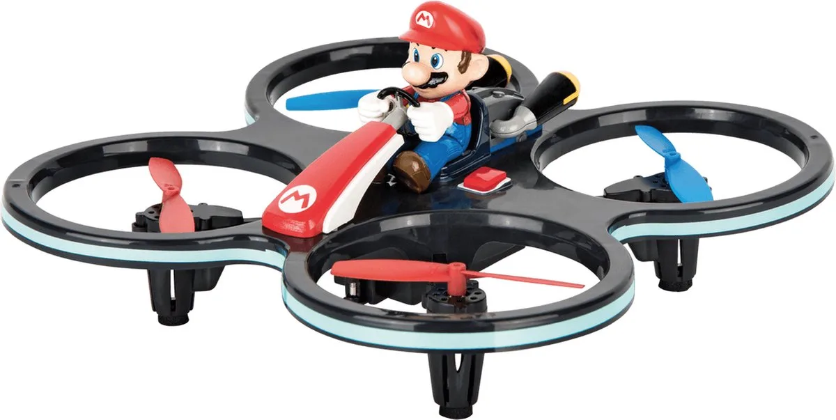 RC voertuig Auto - RC Mario Kart - Mini Mario-Copter 2,4GHz RC Model Kant en Klaar de Carrera en RC Mario Kart – Mini Mario-Copter 2, 4GHz RC Model Kant en Klaar – photo du produit